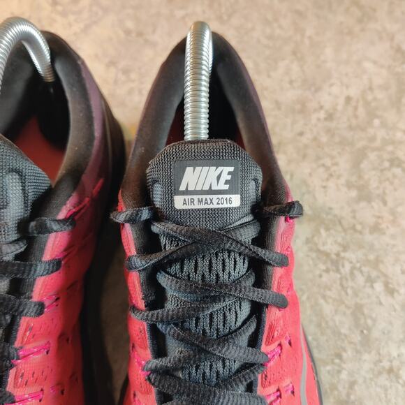 Nike Air Max Shoes Women's 8 Black Orange Pink Silver Cute Ombre Gym Running Gym - Picture 4 of 10